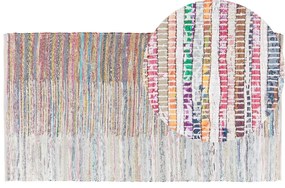 Tappeto multicolore in cotone 80 x 150 cm MERSIN Beliani