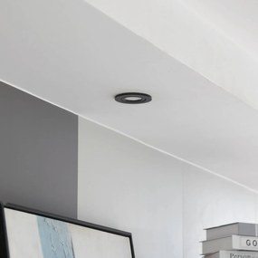 Arcchio LED downlight Eliar rotondo nero CCT orientabile