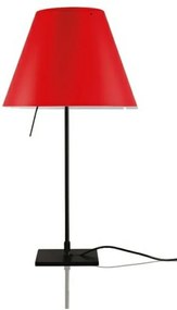 Costanzina Lampada da Tavolo Nero/Primary Red - Luceplan