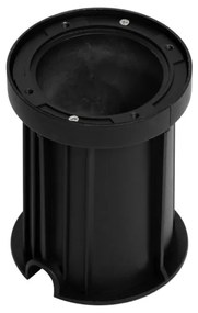 Faretto Carrabile 4 Direzioni MR16, IP67, INOX 316, 12/24V, Nero Colore del corpo Nero