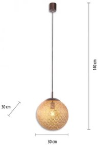 Paul Neuhaus 2420-48 - Lampadario a sospensione con filo GRETA 1xE27/60W/230V