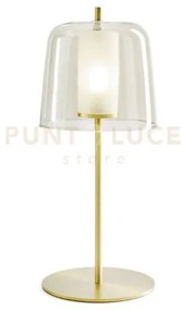 Frida lampada da tavolo sabbia  montatura oro spazzolato attacco g9...