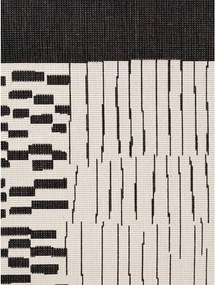 Tappeto da interno/esterno nero/color crema 200x300 cm Haringey Acacia – Ted Baker