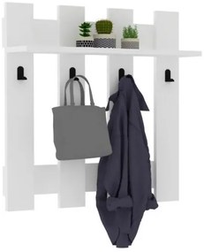 Appendiabiti da parete CARINA 70x70 cm bianco