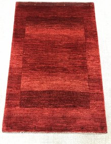 Loribaft Tappeto 80x130 Rosso (Iran) Annodato A Mano
