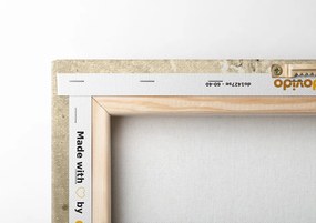 Quadro su tela – Peonie dipinte moderne in versione seppia