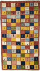 Gabbeh Tappeto persiano 140 x 80 (Iran) Annodato A Mano
