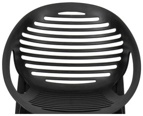 Sedie da giardino nere Joanna - Bonami Essentials