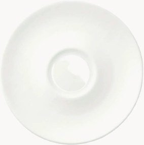 Set di 6 piattini in Fine Bone China Cross White