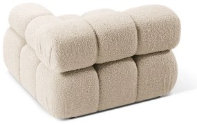 Modulo divano in bouclé beige (angolo destro) Bellis - Micadoni Home
