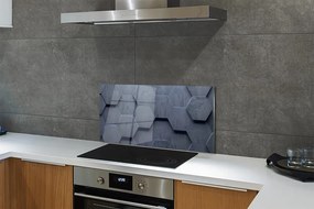 Pannello paraschizzi cucina Fette di cemento in pietra 100x50 cm