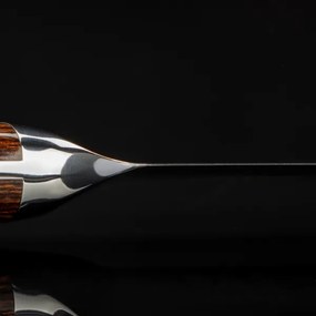 Gudaro - Coltello da cucina in acciaio damascato FENG 3,5", 67 strati d'acciaio, lunghezza 9,5 cm