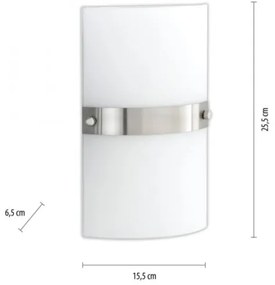 Paul Neuhaus 9846-55 - Applique SQUARE 2xE14/40W/230V