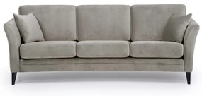 Divano in velluto marrone 237 cm Eden - Scandic