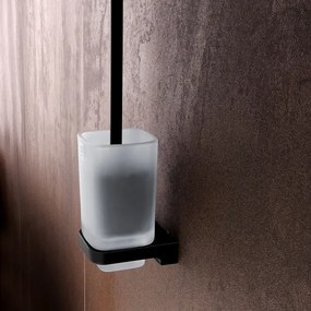 NIMCO MAC 29094CN-90 - Scopino a parete MAYA opaco vetro/opaco nero