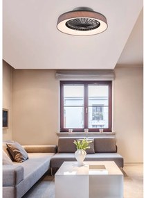 Plafoniera LED grigia Farsund – Trio