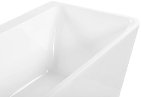 Vasca da bagno freestanding bianca 170 x 80 cm HASSEL Beliani