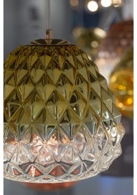 Klausen 111004 - Lampadario a sospensione con filo DIAMOND 1xE27/11W/230V oro