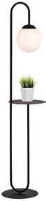 Piantana Minimal Arawn Acciaio Nero 1 Luce E14 Ip20