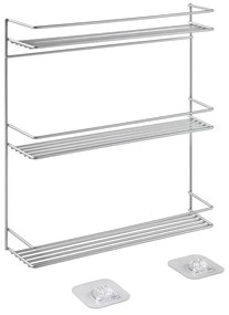 Scaffale per spezie a tre livelli montato a parete - Metaltex