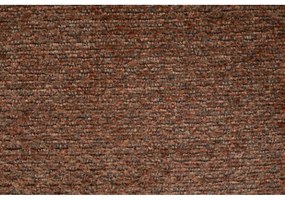 Poltrona arancio-marrone Sanne - White Label