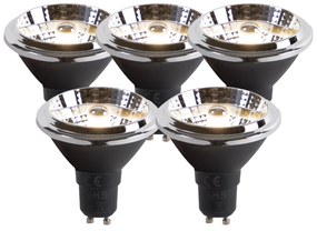Set di 5 lampade LED GU10 AR70 6W 475 lm 3000K