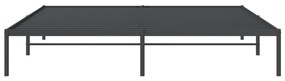 Giroletto in metallo nero 183x213 cm