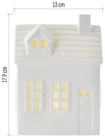 Decorazione natalizia a LED – casetta (LED/CR2032)