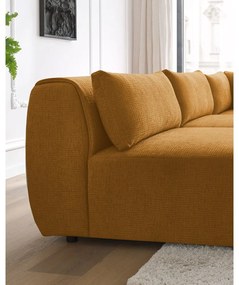 Divano angolare (variabile) in colore senape Jeanne - Bobochic Paris