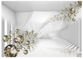 Fotomurale adesivo  Diamond Corridor (Grey)  Larghezza x Altezza Home decor 147x105