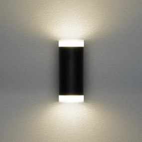 Brilagi - Applique da esterno LED RGBW MATERA 2xGU10/4,8W/230V nero IP54