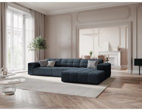 Divano angolare blu (angolo destro) Chicago - Cosmopolitan Design