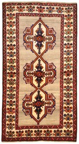 Gabbeh Tappeto persiano 260 x 140 Beige (Iran) Annodato A Mano