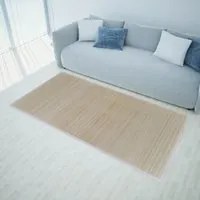 Tappeti Rettangolari in Bamb Naturale 4 pz 120x180 cm cod mxl 72883