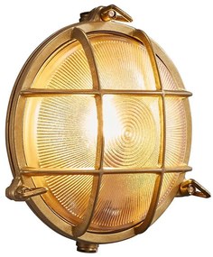 Nordlux - Lampada da parete per esterni POLPERRO 1xE27/12,5W/230V IP64 ottone