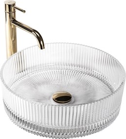 Lavabo da appoggio Rea Ingrid Transparent