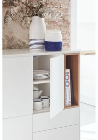 Cassettiera color crema 100x120x40 cm Corvo – Teulat