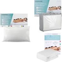 Kit singolo topper, coprimaterasso e cuscino No Stress