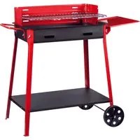 Barbecue con ruote e mensola cm. 60 x 40 x85 h -