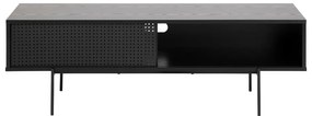 Tavolo TV nero in frassino 140x45 cm Angus - Actona
