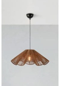 Markslöjd 108681 - Lampadario a sospensione con filo NAMI 1xE27/40W/230V marrone