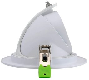 Faro LED da Incasso 44W Orientabile Foro Ø160mm Bianco-driver Philips Colore Bianco Caldo 2.700K