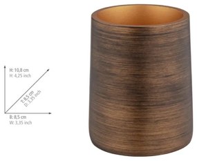 WENKO 25351100 - Bicchiere PALENA 8,5x10,8 cm bronzo