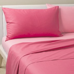 Completo Lenzuola in Cotone New Bicolor Piazza e Mezza