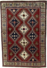 Shiraz Tappeto persiano 250x170 Rosso (Iran) Annodato A Mano