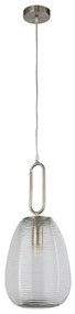 Searchlight 43581-1SN- Lampadario a sospensione con filo ELIXIR 1xE27/60W/230V limpido
