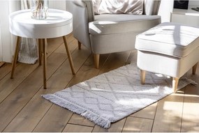 Tappeto da bagno grigio in cotone biologico, 60 x 90 cm Urla - Wenko