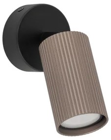 Faretto TUNE 1xGU10/10W/230V nero/marrone