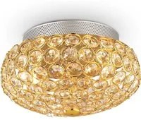 Lampada da soffitto oro D 255 x H 160 mm