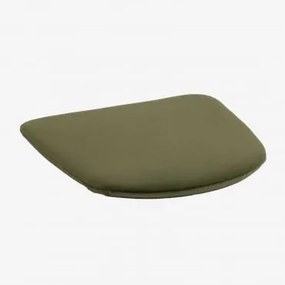 Cuscino In Velluto Per Sedia Lix Verde Kaki - Sklum